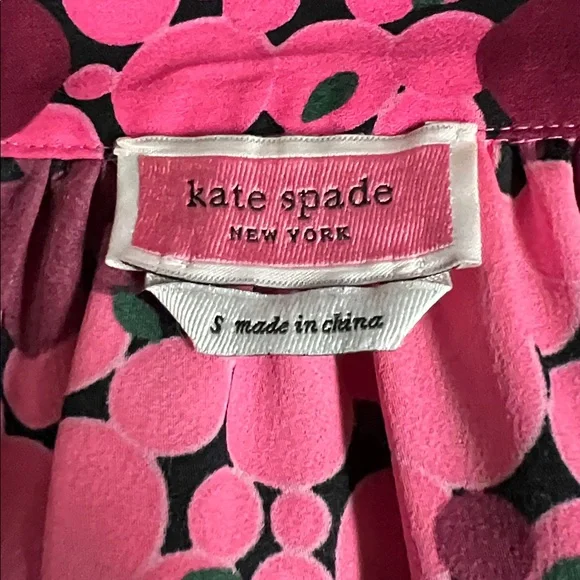 Kate Spade New York Bubble Dot Tie-neck Blouse - Picture 9 of 11